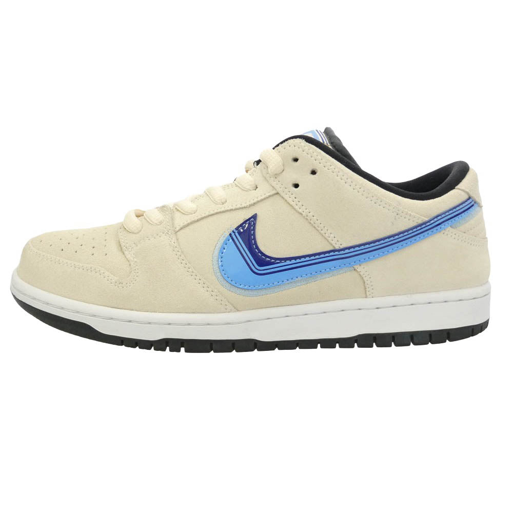 NIKE ナイキ CT6688-200 SB Dunk Low Light Cream ダンク ロー ローカット スニーカー オフホワイト系 ブルー系 28.5cm【中古】