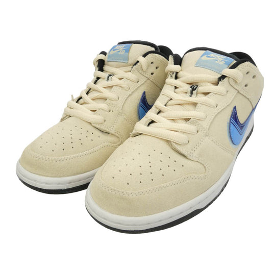 NIKE ナイキ CT6688-200 SB Dunk Low Light Cream ダンク ロー ローカット スニーカー オフホワイト系 ブルー系 28.5cm【中古】