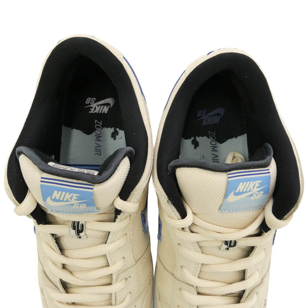 NIKE ナイキ CT6688-200 SB Dunk Low Light Cream ダンク ロー ローカット スニーカー オフホワイト系 ブルー系 28.5cm【中古】