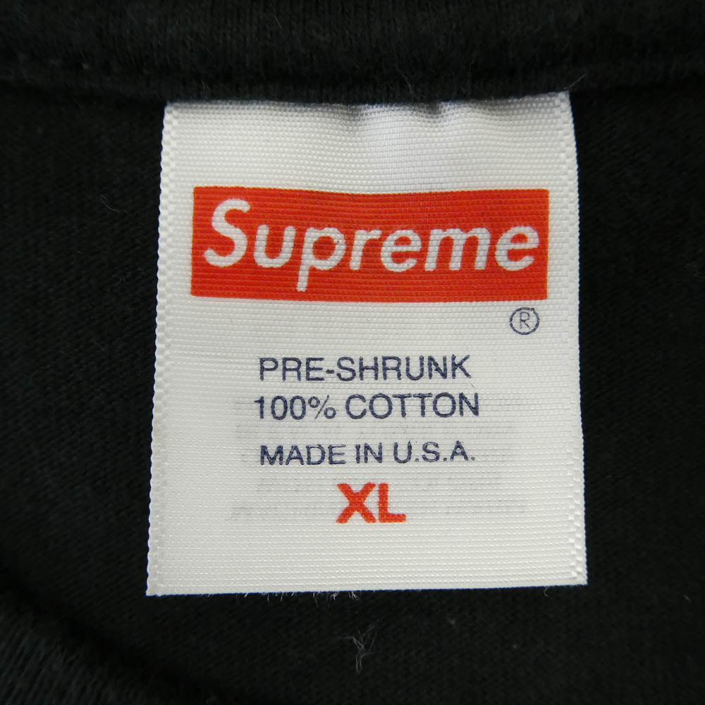 Supreme シュプリーム 23AW NBA Youngboy Tee エヌビーエー ヤングボーイ フォトプリント Tシャツ 半袖 カットソー ブラック系 XL【中古】