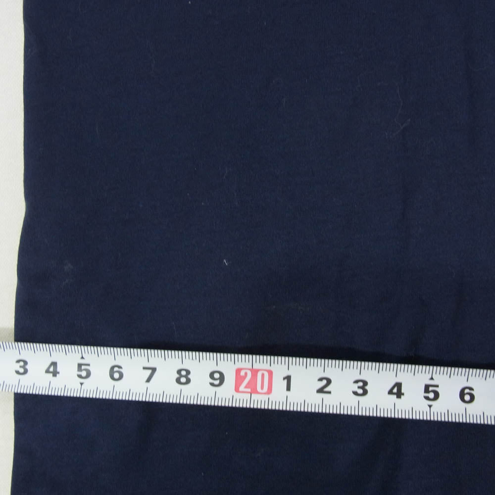 LEONARD レオナール 0370104 FASHION 花柄 プリント フレンチスリーブ コットン ワンピース ネイビー系 M【中古】