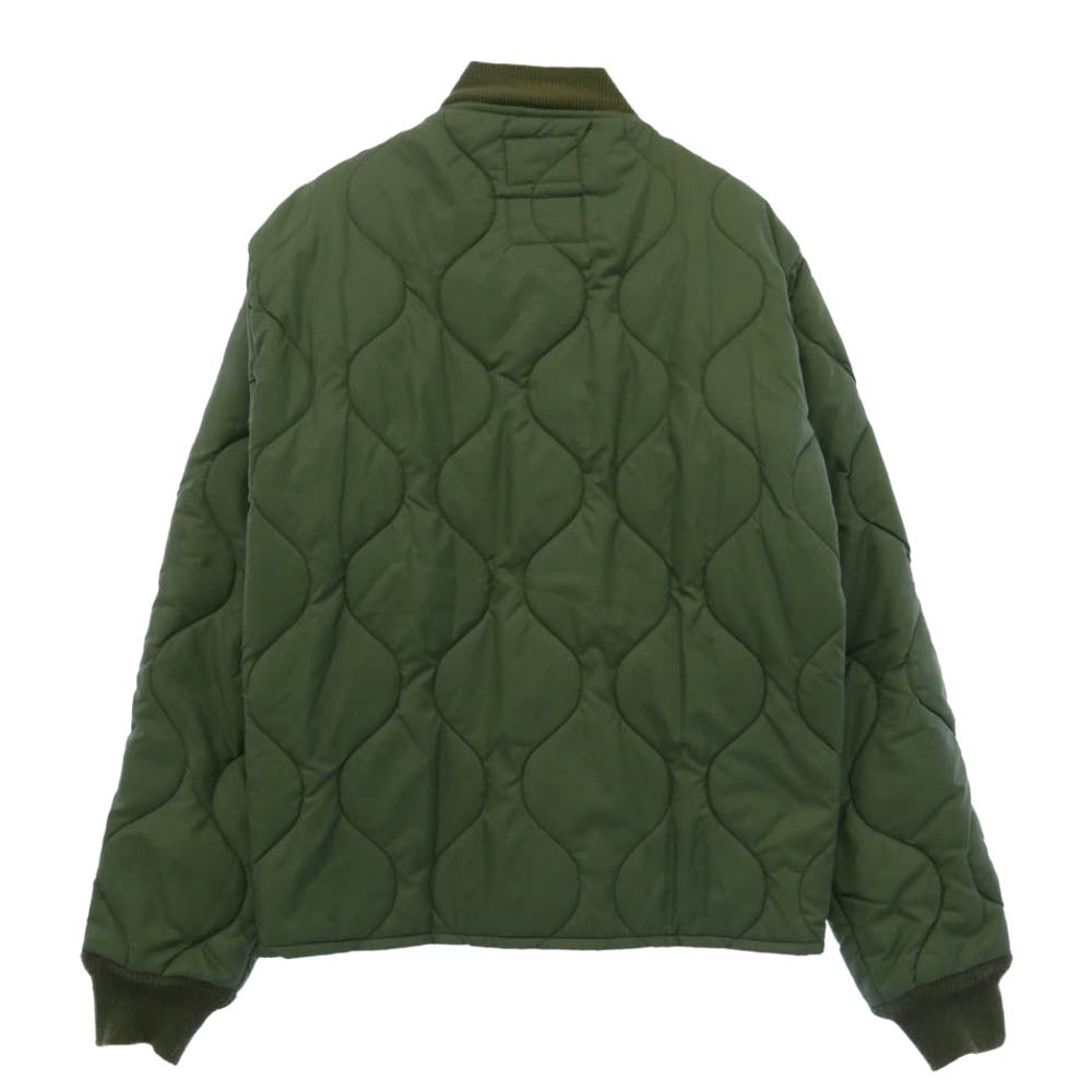 ヴィンテージ U.S.AIR FORCE 米軍 CWU-9/P QUILTED LINER JACKET キルト ライナー ジャケット グリーン系 S【中古】