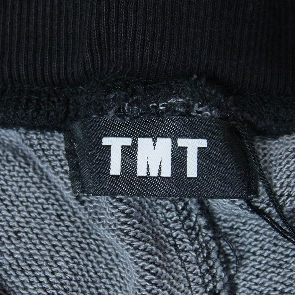 TMT ティーエムティー TPT-F2506 WIDE SWEAT PANTS ヴィンテージ加工 ワイド スウェットパンツ ブラック系 L【中古】