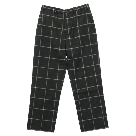 Supreme シュプリーム 22AW Windowpane Wool Trouser Black ウィンドウペイン ウール トラウザー ブラック系 32【極上美品】【中古】