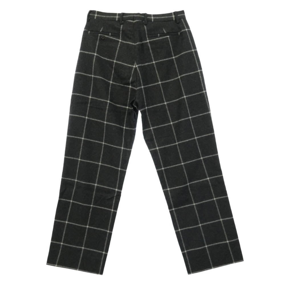 Supreme シュプリーム 22AW Windowpane Wool Trouser Black ウィンドウペイン ウール トラウザー ブラック系 32【極上美品】【中古】