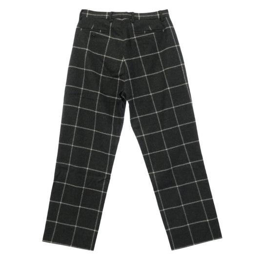 Supreme シュプリーム 22AW Windowpane Wool Trouser Black ウィンドウペイン ウール トラウザー ブラック系 32【極上美品】【中古】