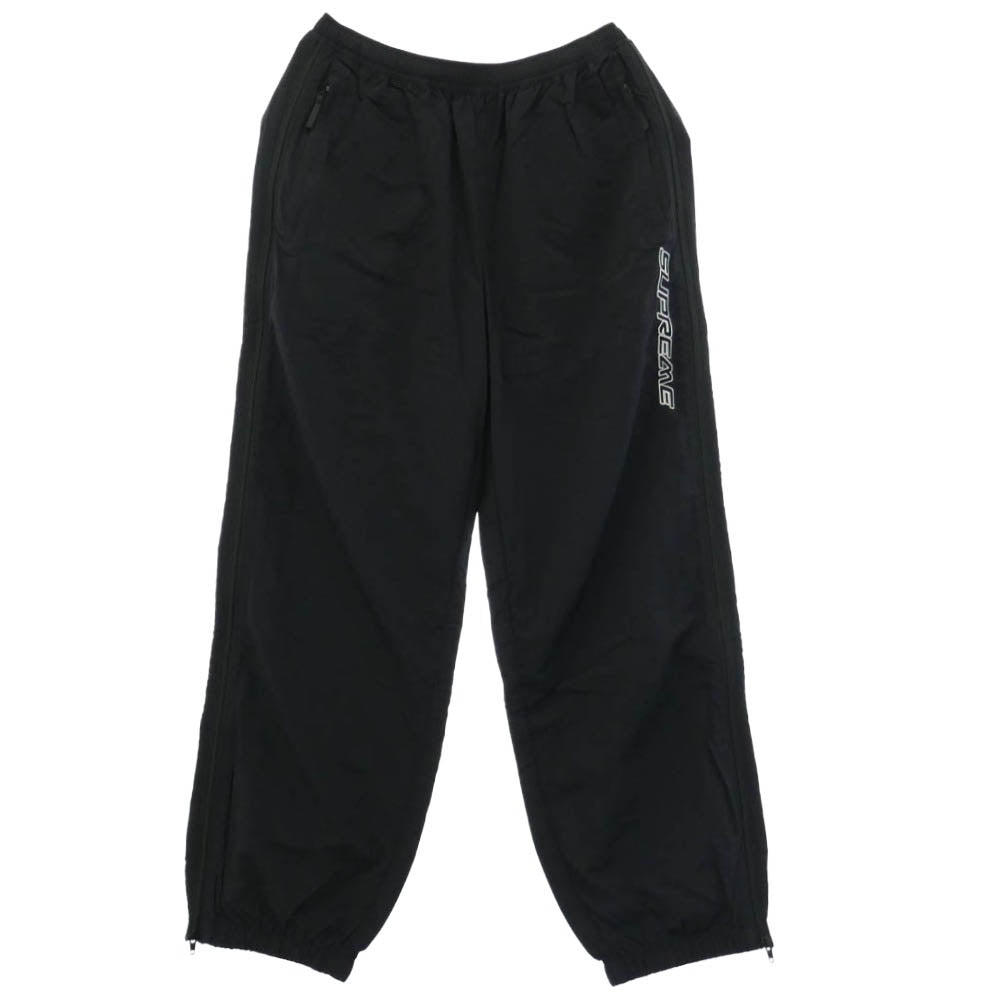 Supreme シュプリーム 25SS Contrast Zip Warm Up Pant Black コントラスト ジップ ウォーム アップ パンツ ブラック ブラック系 M【新古品】【未使用】【中古】