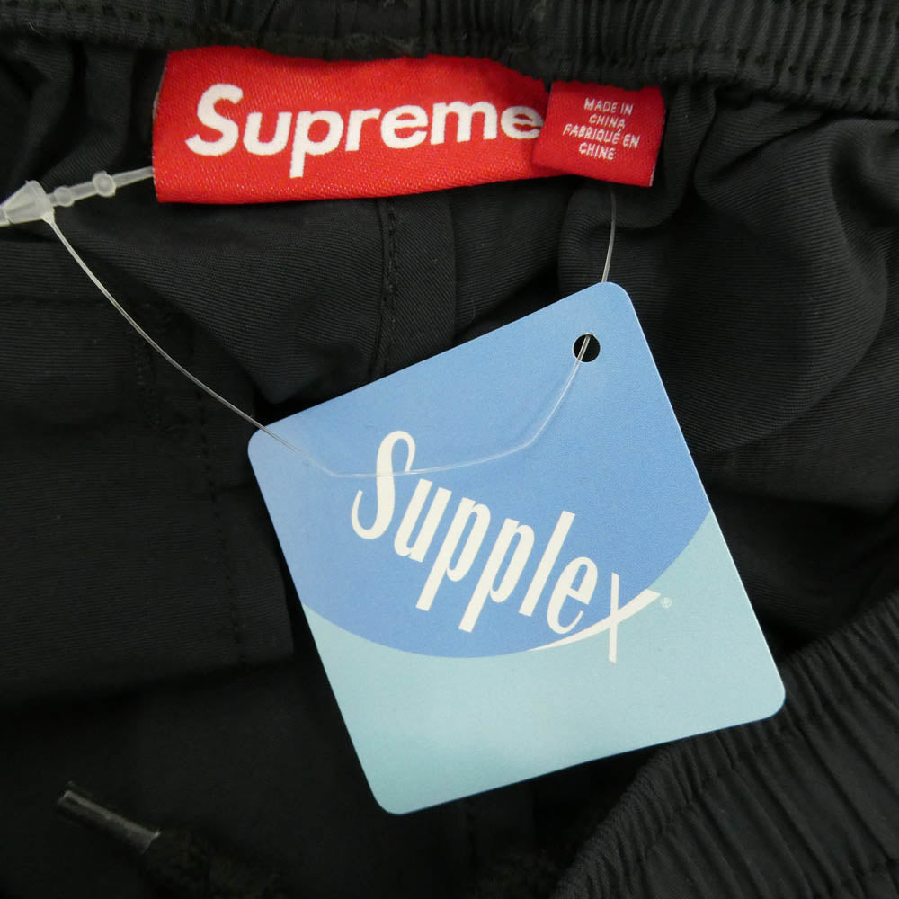 Supreme シュプリーム 25SS Contrast Zip Warm Up Pant Black コントラスト ジップ ウォーム アップ パンツ ブラック ブラック系 M【新古品】【未使用】【中古】