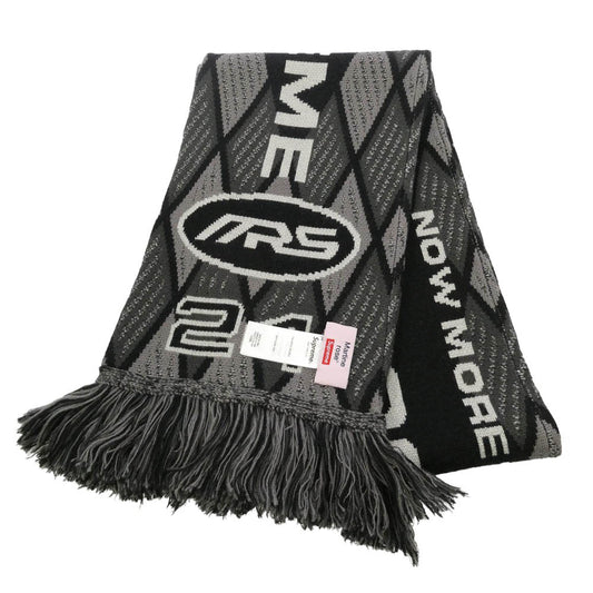 Supreme シュプリーム MARTIN ROSE マーティンローズ 24AW x Martine Rose Scarf Black マーティンローズ スカーフ マフラー ブラック系 グレー系 140×20cm【極上美品】【中古】