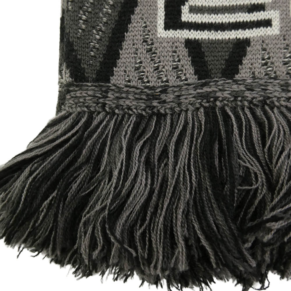 Supreme シュプリーム MARTIN ROSE マーティンローズ 24AW x Martine Rose Scarf Black マーティンローズ スカーフ マフラー ブラック系 グレー系 140×20cm【極上美品】【中古】