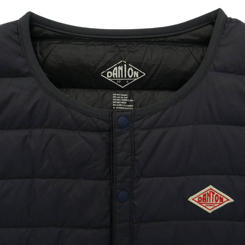 Danton ダントン 17A-KW-003 インナーダウン ジャケット ネイビー系 38【中古】