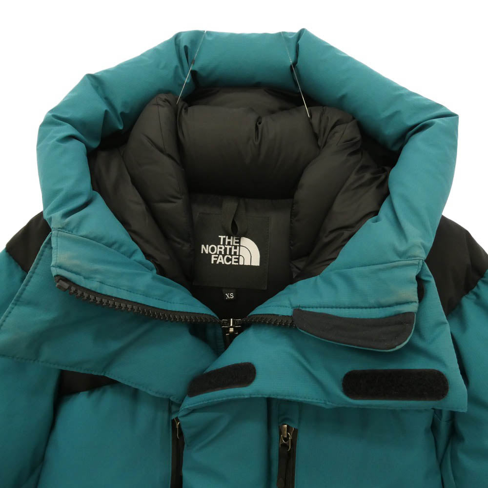 THE NORTH FACE ノースフェイス ND92240 BALTRO LIGHT JACKET バルトロ ライト フーデッド ダウン ジャケット ターコイズブルー系 XS【中古】