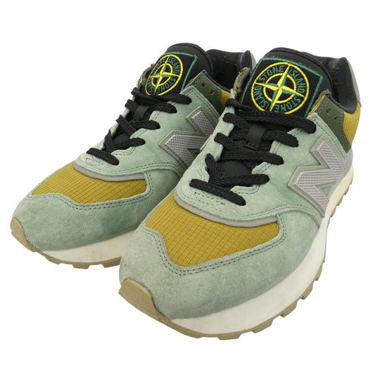 STONE ISLAND ストーンアイランド NEW BALANCE ニューバランス U574LGTN × New Balance 574 Legacy Green Clay ニューバランス レガシー グリーンクレイ ローカット スニーカー マルチカラー系 25cm【中古】