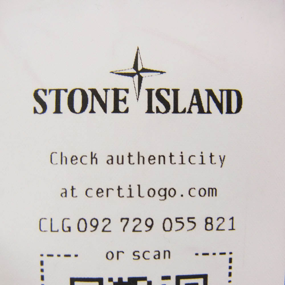 STONE ISLAND ストーンアイランド 811562420 Brushed Organic Cotton Fleece ブラシド オーガニック コットン フリース スウェット ブラック系 M【中古】
