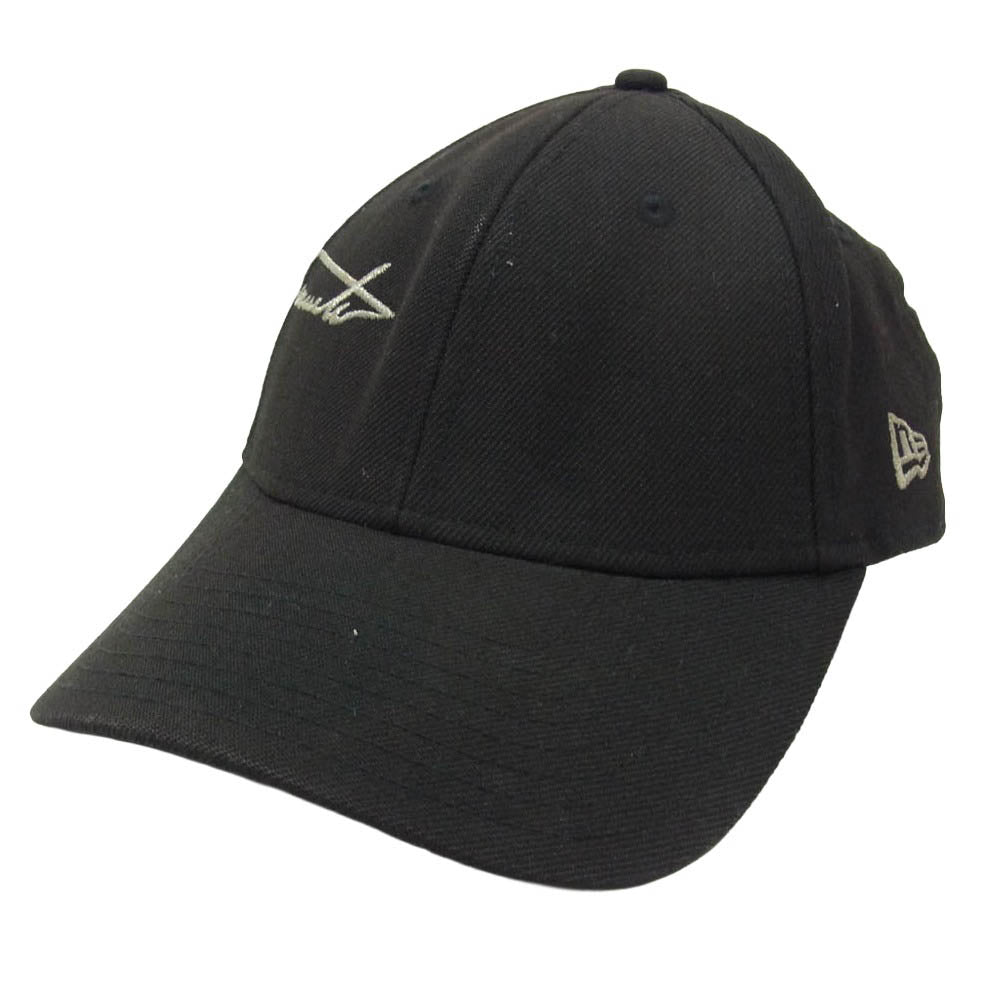 Yohji Yamamoto ヨウジヤマモト NEW ERA ニューエラ 20SS HN-H87-864 × NEW ERA 9FORTY SIGNATURE LOGO LIGHT SIDE CAP ニューエラ ナインフォーティー シグネチャー ロゴ ライト サイド キャップ ブラック系【中古】