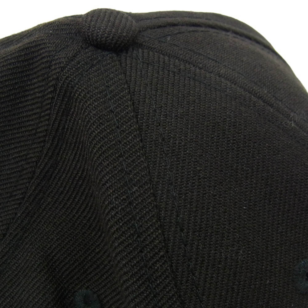Yohji Yamamoto ヨウジヤマモト NEW ERA ニューエラ 20SS HN-H87-864 × NEW ERA 9FORTY SIGNATURE LOGO LIGHT SIDE CAP ニューエラ ナインフォーティー シグネチャー ロゴ ライト サイド キャップ ブラック系【中古】