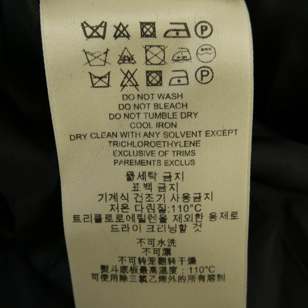 BURBERRY LONDON バーバリー ロンドン WOOL TWEED TRENCH COAT ウール ツイード トレンチ コート ダークグレー系 48【中古】
