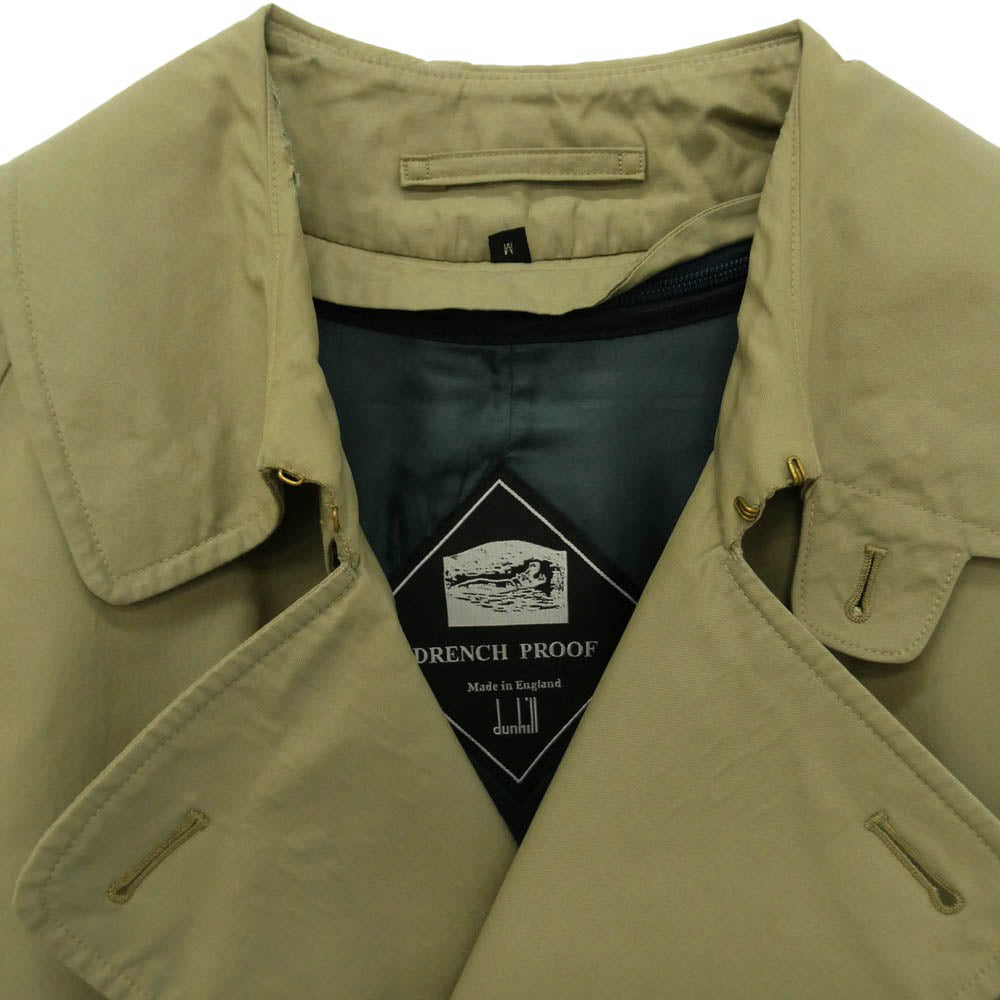 Dunhill ダンヒル DRENCH PROOF ドレンチ プルーフ トレンチ コート ベージュ系 M【中古】