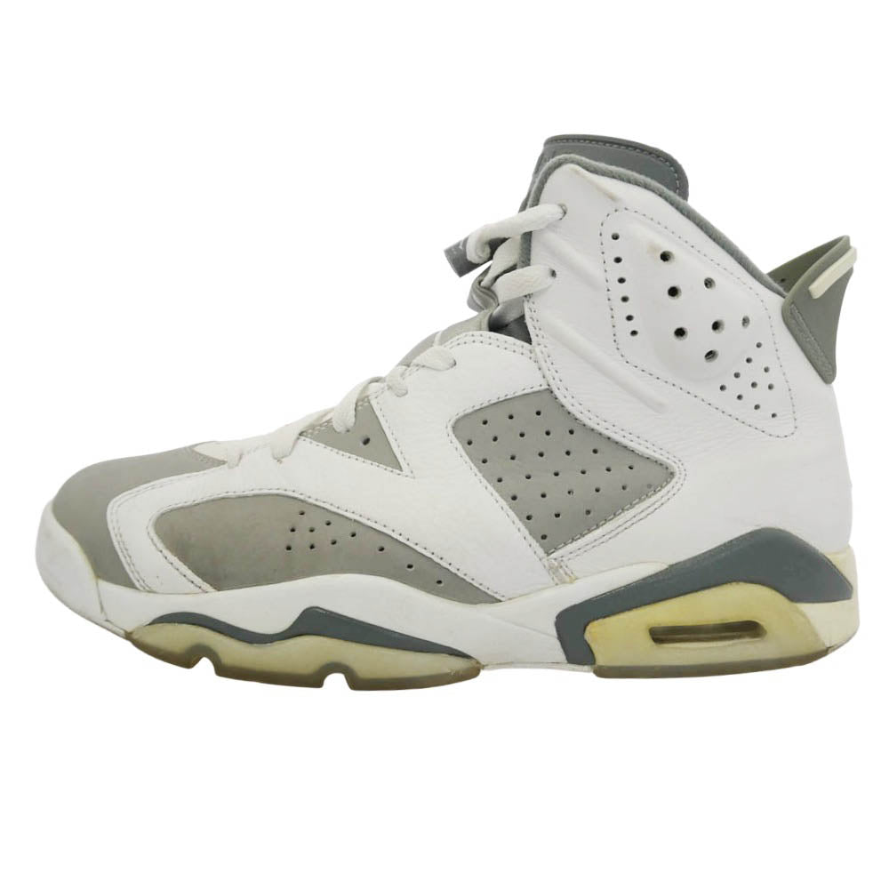 NIKE ナイキ CT8529-100 Air Jordan 6 Retro Cool Grey エアジョーダン6 レトロ クールグレー ハイカット スニーカー ホワイト系 グレー系 27.5cm【中古】