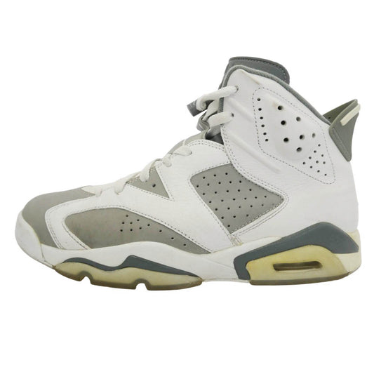 NIKE ナイキ CT8529-100 Air Jordan 6 Retro Cool Grey エアジョーダン6 レトロ クールグレー ハイカット スニーカー ホワイト系 グレー系 27.5cm【中古】