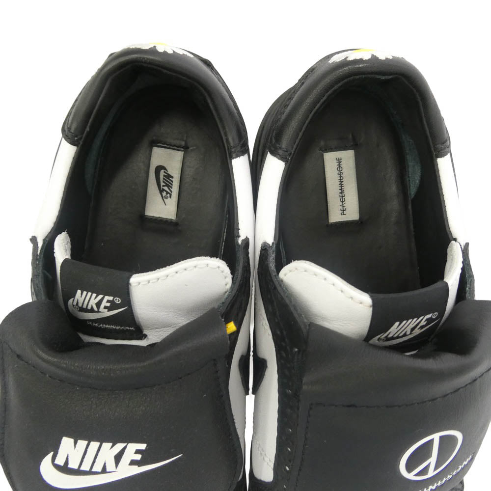 NIKE ナイキ DH2482-101 × PEACEMINUSONE Kwondo 1 Black and White G-DRAGON ピースマイナスワン クウォンド1 ブラックアンドホワイト ジードラゴン ローカット スニーカー ブラック系 ホワイト系 28cm【中古】