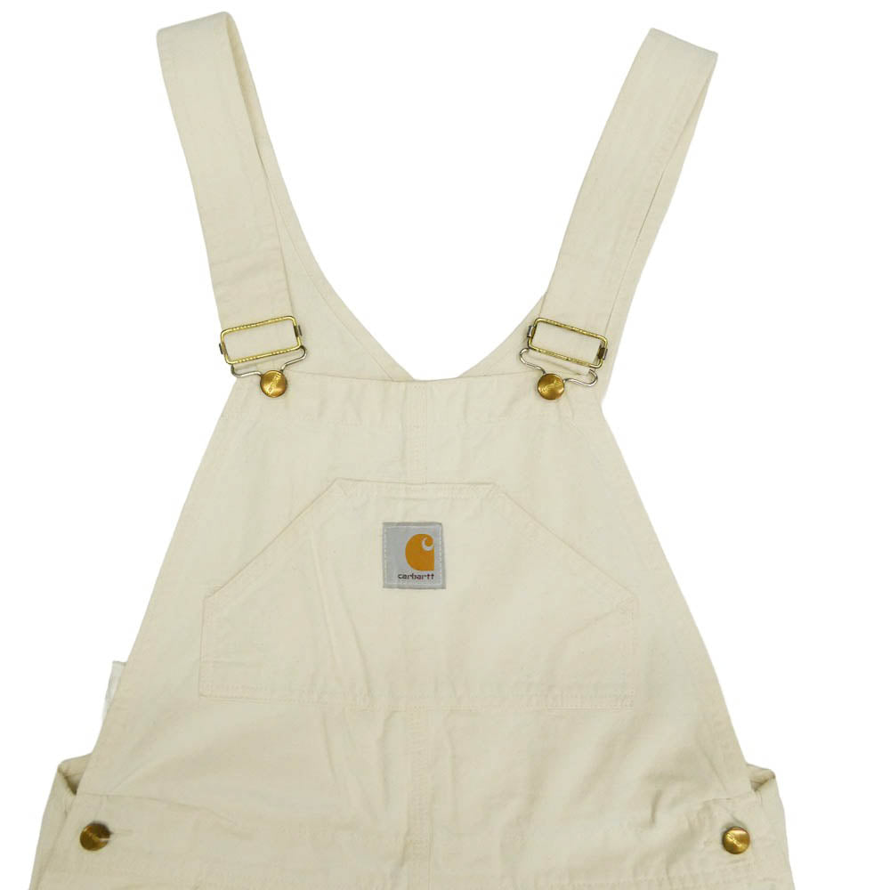 Carhartt カーハート 80s vintage ヴィンテージ USA製 オーバーオール オフホワイト系【中古】