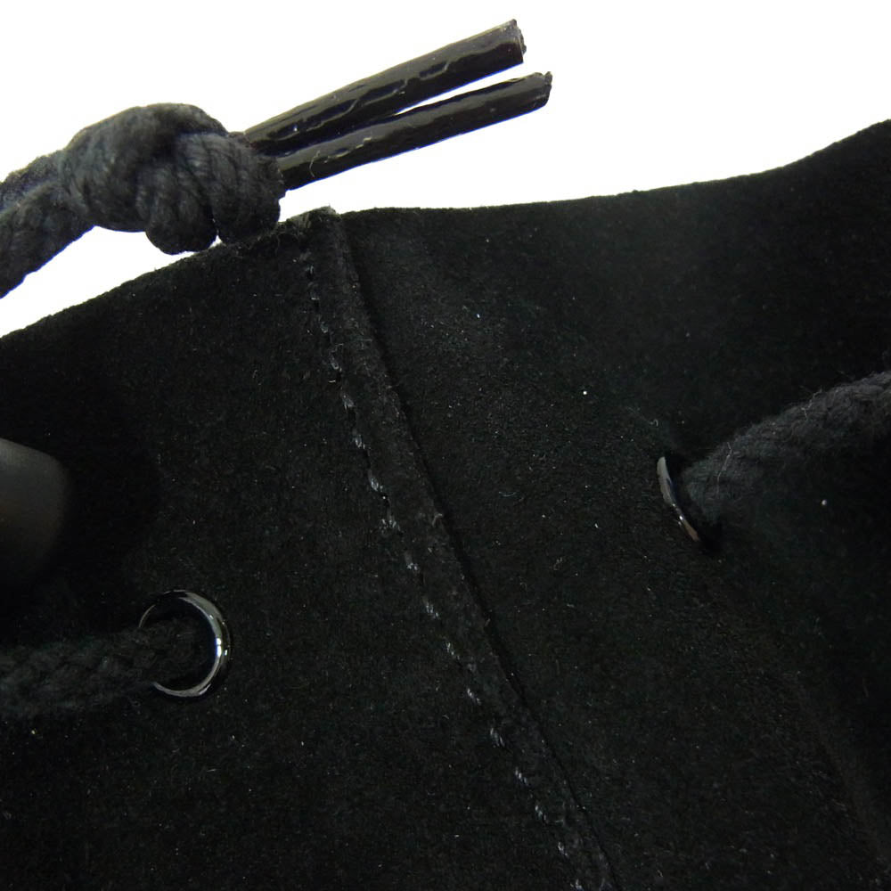 Hender Scheme エンダースキーマ kinchaku 巾着 レザー バッグ ブラック系【中古】