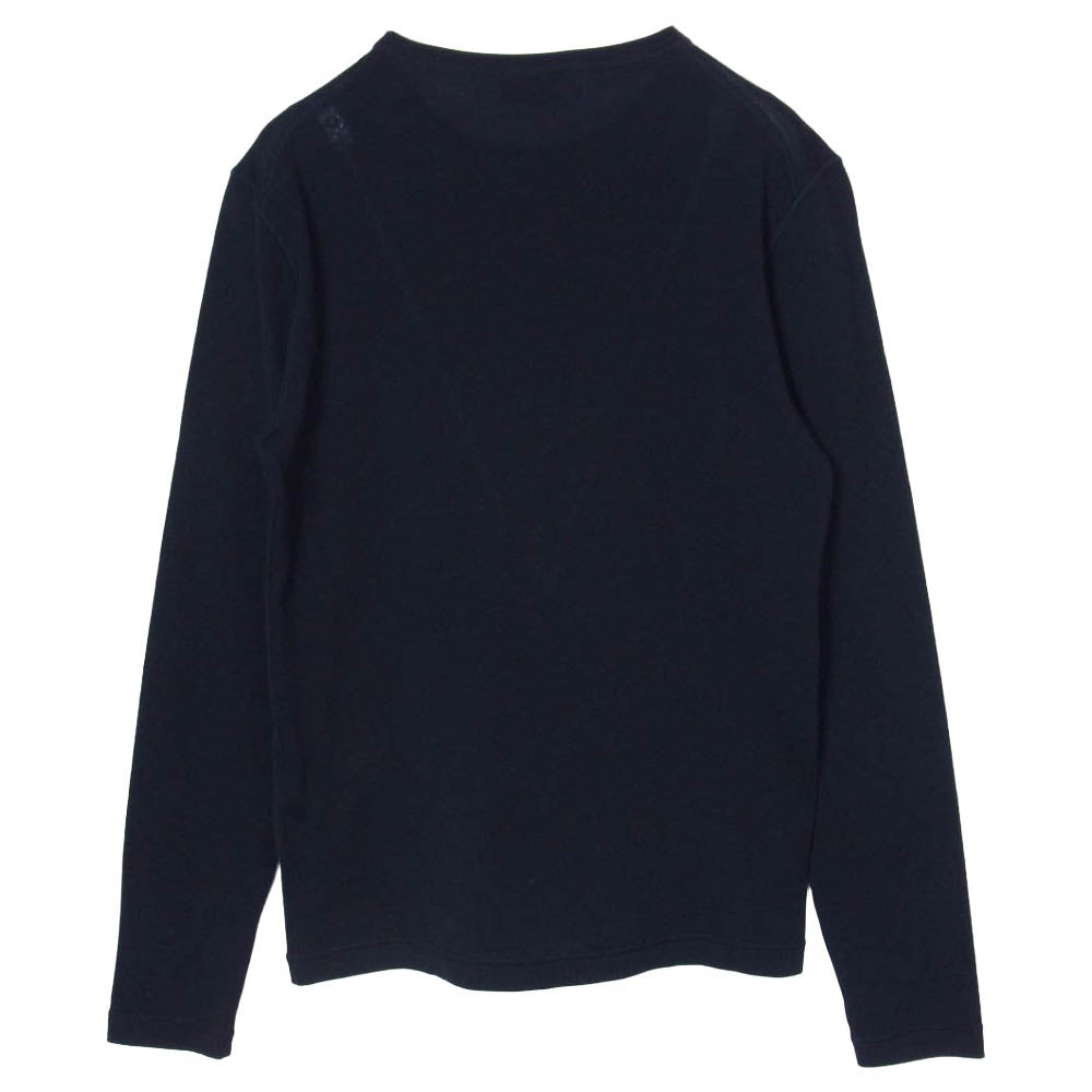 JIL SANDER ジルサンダー JSMI751010 ウール クルーネック ニット ダークネイビー系 44【中古】