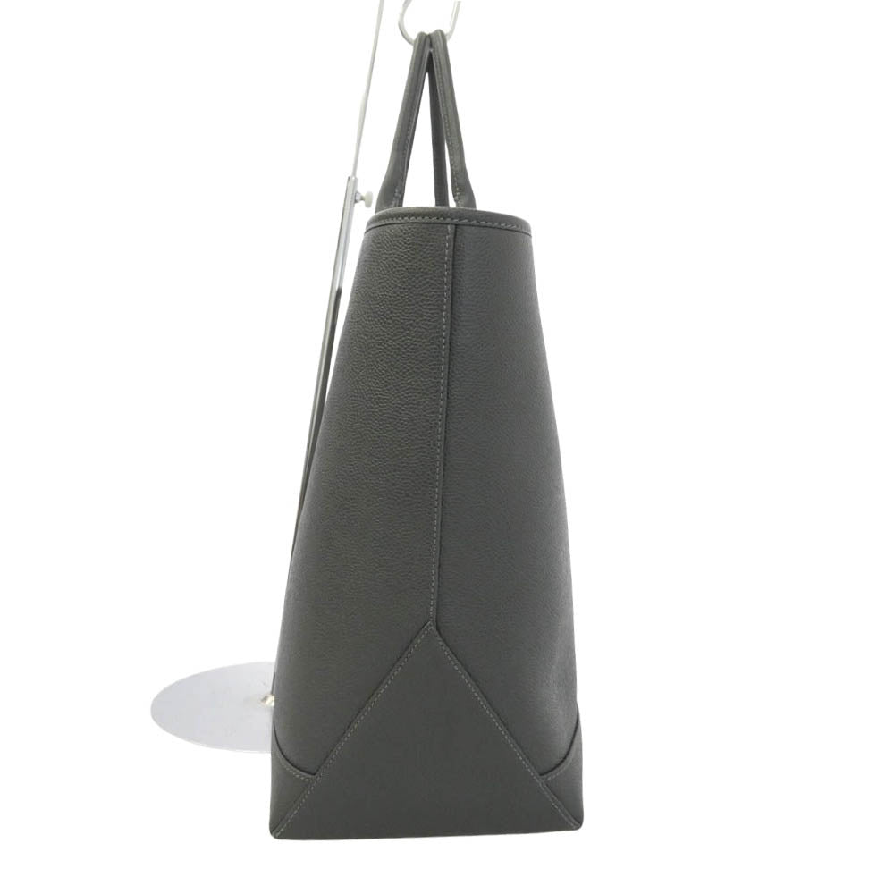 トムブラウン TOOL TOTE IN PEBBLE GRAIN LEATHER ツール ペブル グレイン レザー トートバッグ グレー系【中古】