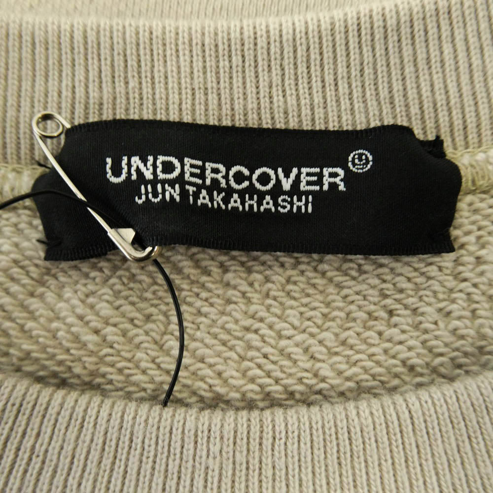 UNDERCOVER アンダーカバー 26AW UC2F4892-3 ワイヤー柄Uロゴ グラフィック プルオーバー スウェット ベージュ系 2【極上美品】【中古】