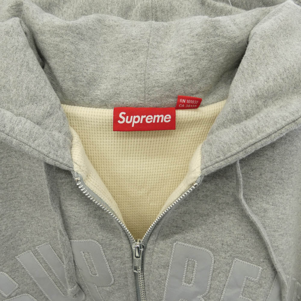 Supreme シュプリーム 26AW Arc Thermal Lined Zip Up Hooded Sweatshirt アーク サーマル ラインド ジップ アップ フード パーカー グレー系 M【極上美品】【中古】