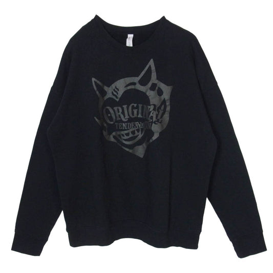 TENDERLOIN テンダーロイン スポンジ フリース PFP クルー スウェット ブラック系 L【中古】