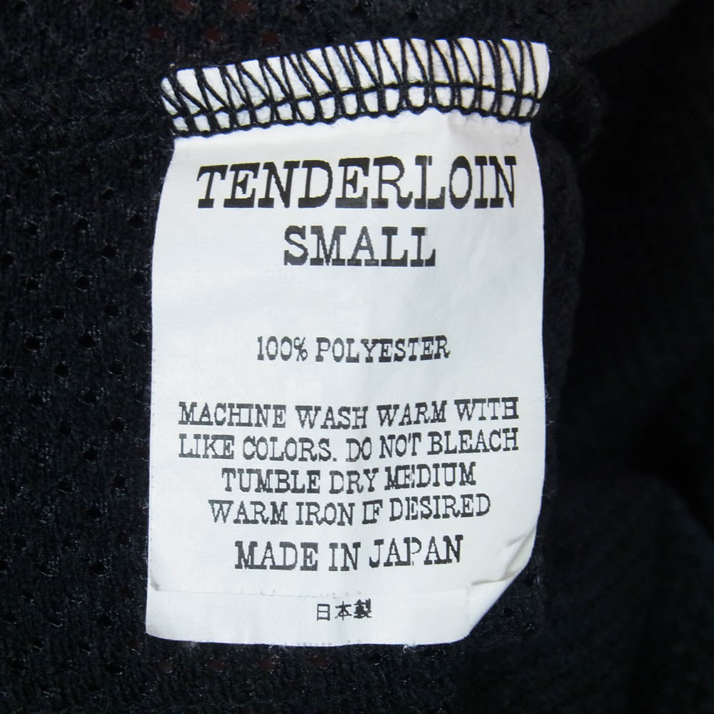 TENDERLOIN テンダーロイン MIX MESH JERSEY BS メッシュ 長袖Ｔシャツ ブラック系 S【中古】