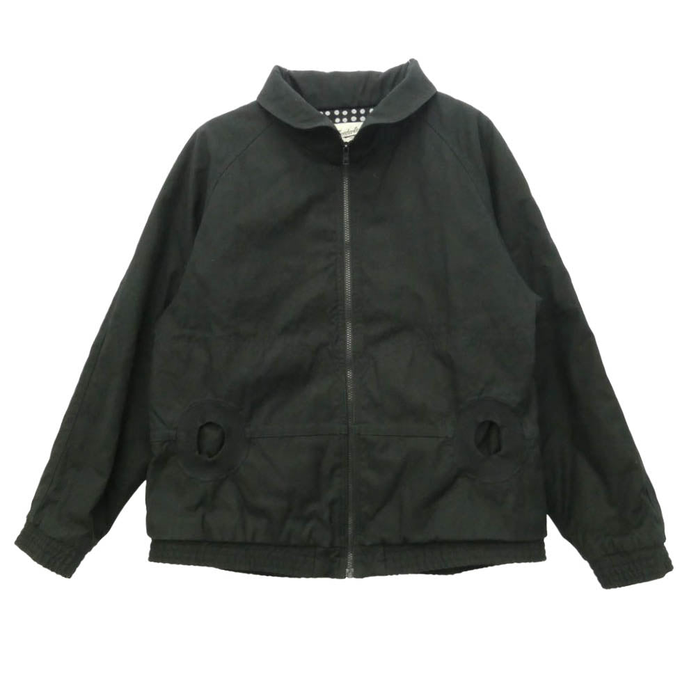 TENDERLOIN テンダーロイン 17AW T-DUCK JKT スタンドカラー 裏地水玉 円形ポケット ダック ジャケット ブラック系 S【中古】