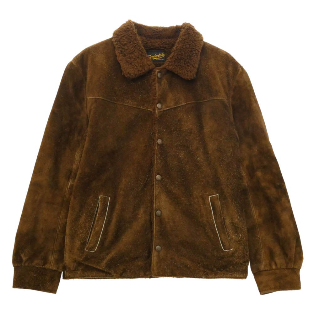 TENDERLOIN テンダーロイン 10AW T-SADDLE SUEDE JKT サドル スエード レザー ジャケット ブラウン系 XS【中古】