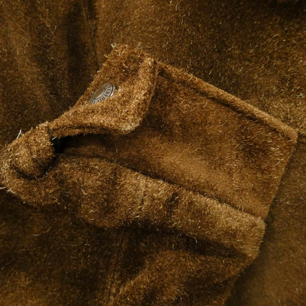 TENDERLOIN テンダーロイン 10AW T-SADDLE SUEDE JKT サドル スエード レザー ジャケット ブラウン系 XS【中古】