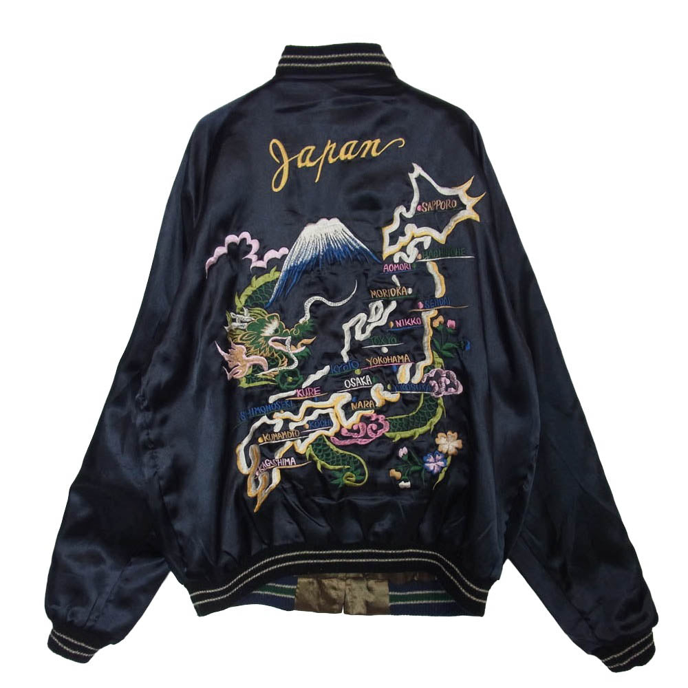 TAILOR TOYO テイラー東洋 TT11041 CHOPPERS × Japan Map スカジャン スーベニアジャケット マルチカラー系 L【中古】