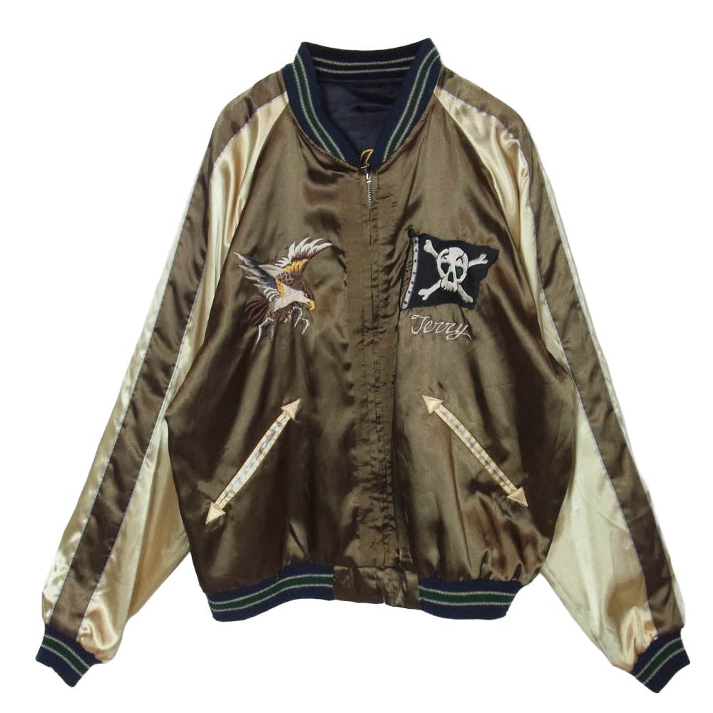 TAILOR TOYO テイラー東洋 TT11041 CHOPPERS × Japan Map スカジャン スーベニアジャケット マルチカラー系 L【中古】