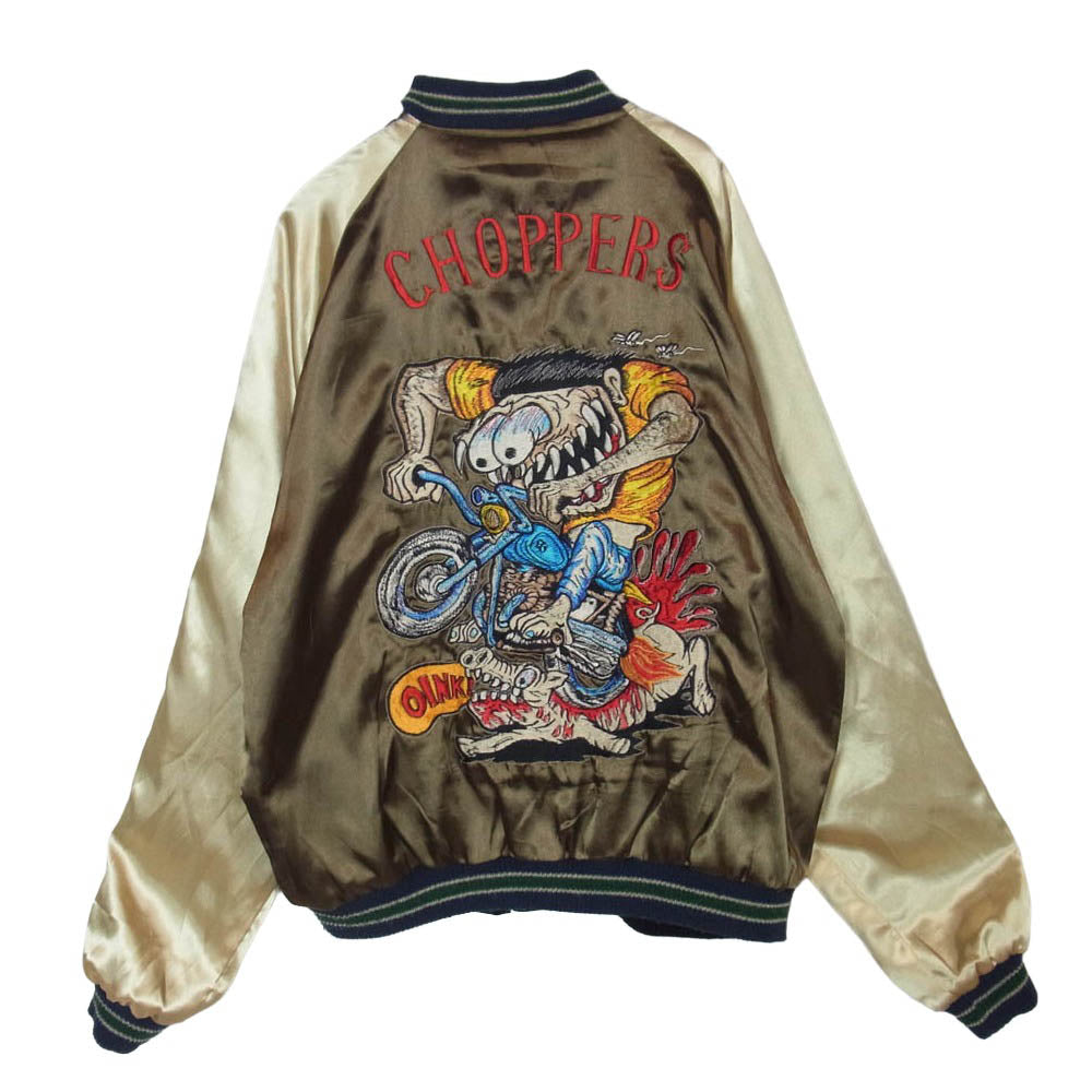 TAILOR TOYO テイラー東洋 TT11041 CHOPPERS × Japan Map スカジャン スーベニアジャケット マルチカラー系 L【中古】