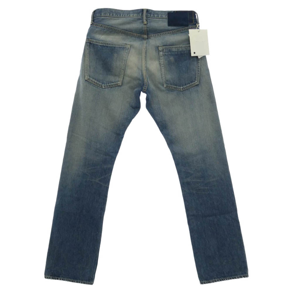 VISVIM ビズビム 0125205005009 SOCIAL SCULPTURE 01 SLIM DMGD-44 ソーシャルスカルプチャー01 スリム デニム パンツ インディゴブルー系 32【美品】【中古】