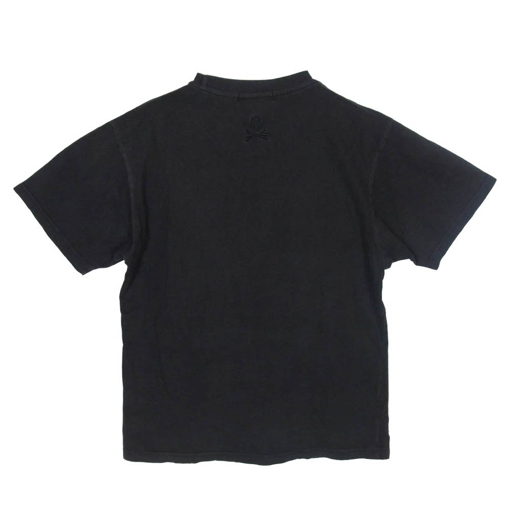 mastermind JAPAN マスターマインドジャパン SS5233 ニット地 スカル ドクロ 半袖 Tシャツ カットソー ブラック系 表記無し【中古】