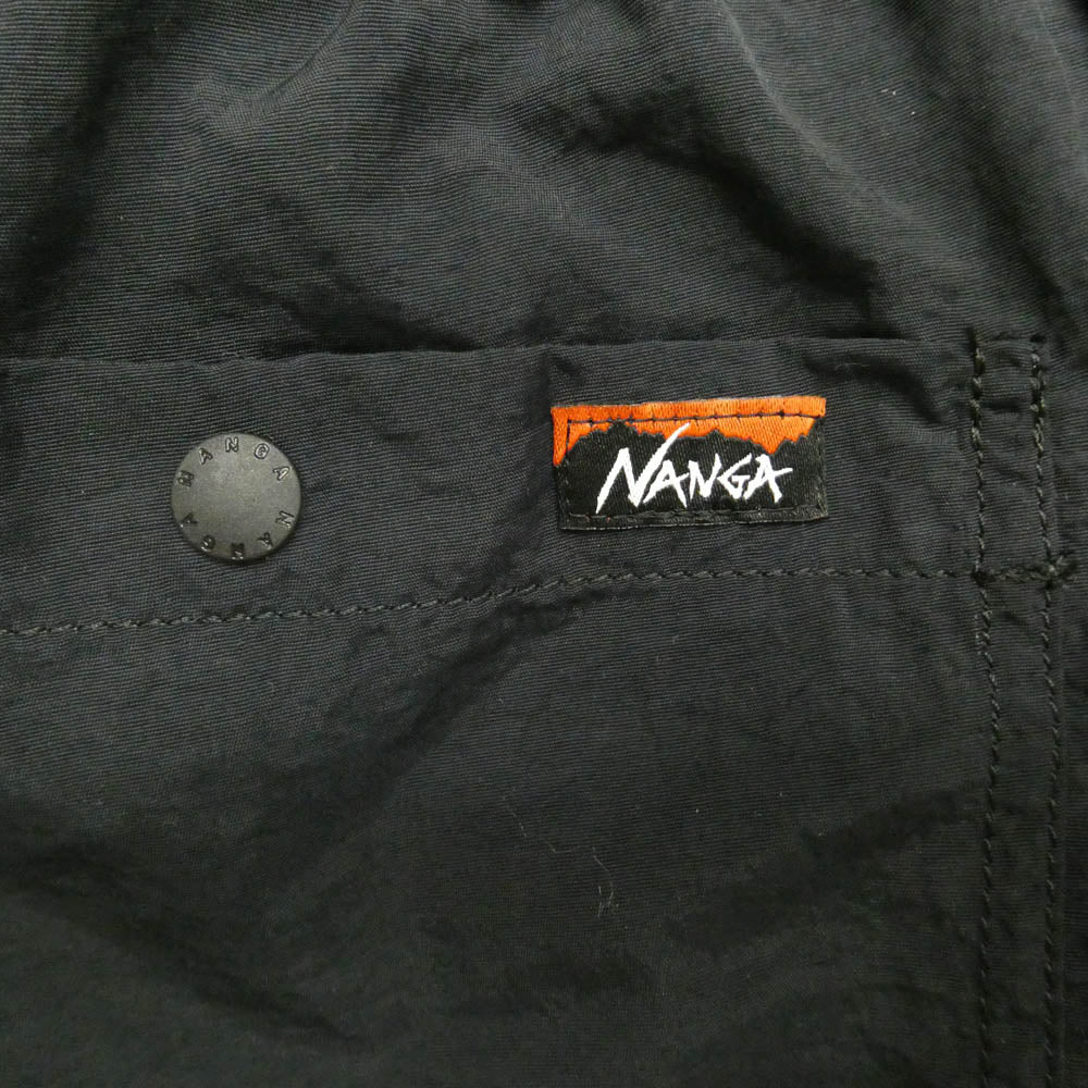 NANGA ナンガ NW2321-11512 NYLON TUSSER EASY SHORTS ナイロン タッサー イージー ショーツ ハーフ パンツ ブラック系 M【中古】