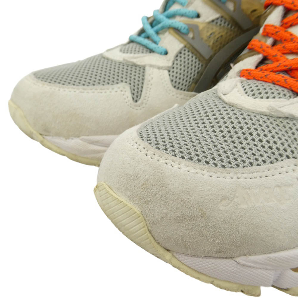asics アシックス 1201A459-020 × Awake NY アウェイクニューヨーク Gel-Kayano Trainer 21 ゲルカヤノ トレーナー ローカット スニーカー オフホワイト系 グレー系 27cm【中古】