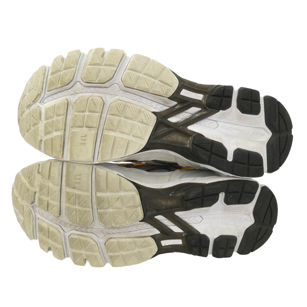 asics アシックス 1201A459-020 × Awake NY アウェイクニューヨーク Gel-Kayano Trainer 21 ゲルカヤノ トレーナー ローカット スニーカー オフホワイト系 グレー系 27cm【中古】