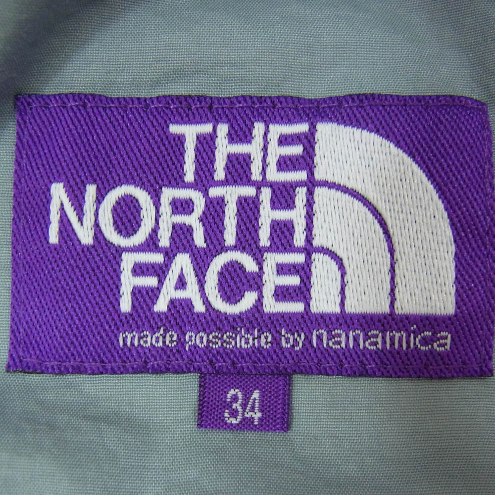 THE NORTH FACE ノースフェイス NT5005N PURPLE LABEL パープルレーベル Cropped Pants クロップド パンツ ブルー系 34【中古】