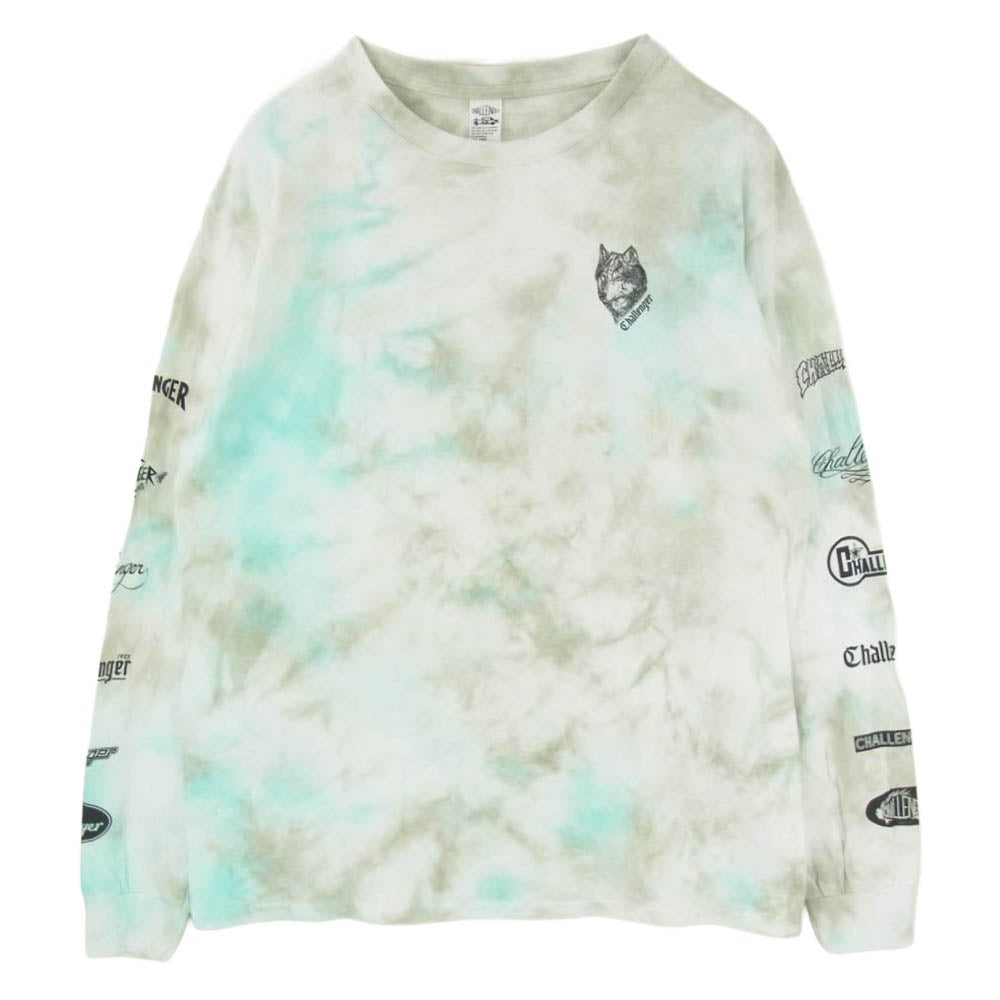 CHALLENGER チャレンジャー 14th L/S TIE DYE TEE タイダイ染め ロングスリーブ 長袖 Tシャツ マルチカラー系 L【中古】