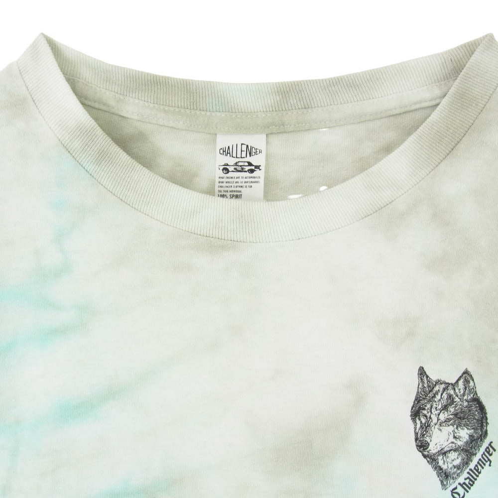 CHALLENGER チャレンジャー 14th L/S TIE DYE TEE タイダイ染め ロングスリーブ 長袖 Tシャツ マルチカラー系 L【中古】