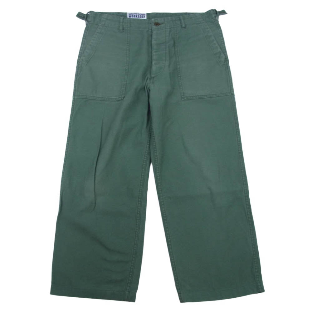 Engineered Garments エンジニアードガーメンツ WORKADAY USA製 ミリタリー ベイカー パンツ ボトム カーキ系 M【中古】