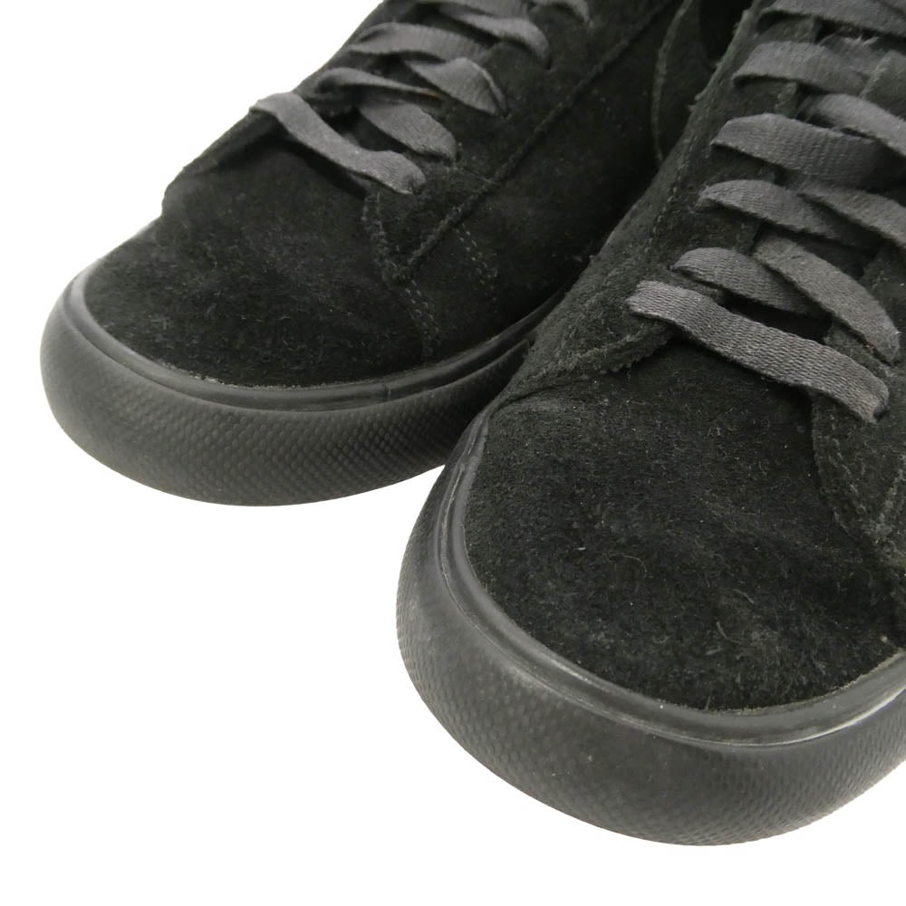 BLACK COMME des GARCONS ブラックコムデギャルソン NIKE ナイキ 633699-009 × Nike SB Blazer Low ナイキ SB ブレーザー ロー スニーカー ブラック系 27cm【中古】