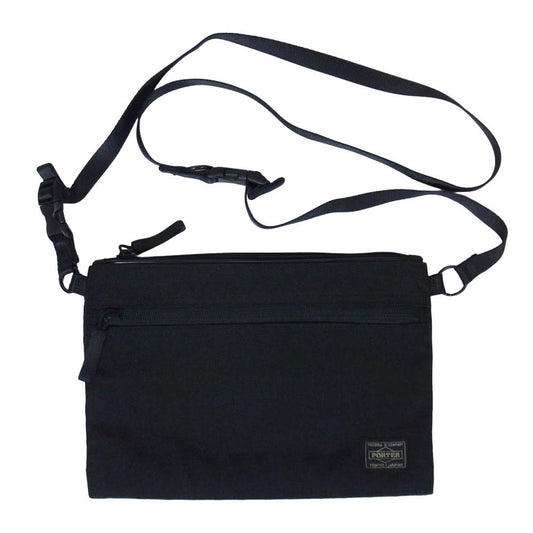 PORTER ポーター 吉田カバン SACOCHE サコッシュ ショルーダー ポーチ バッグ 日本製 ブラック系【中古】